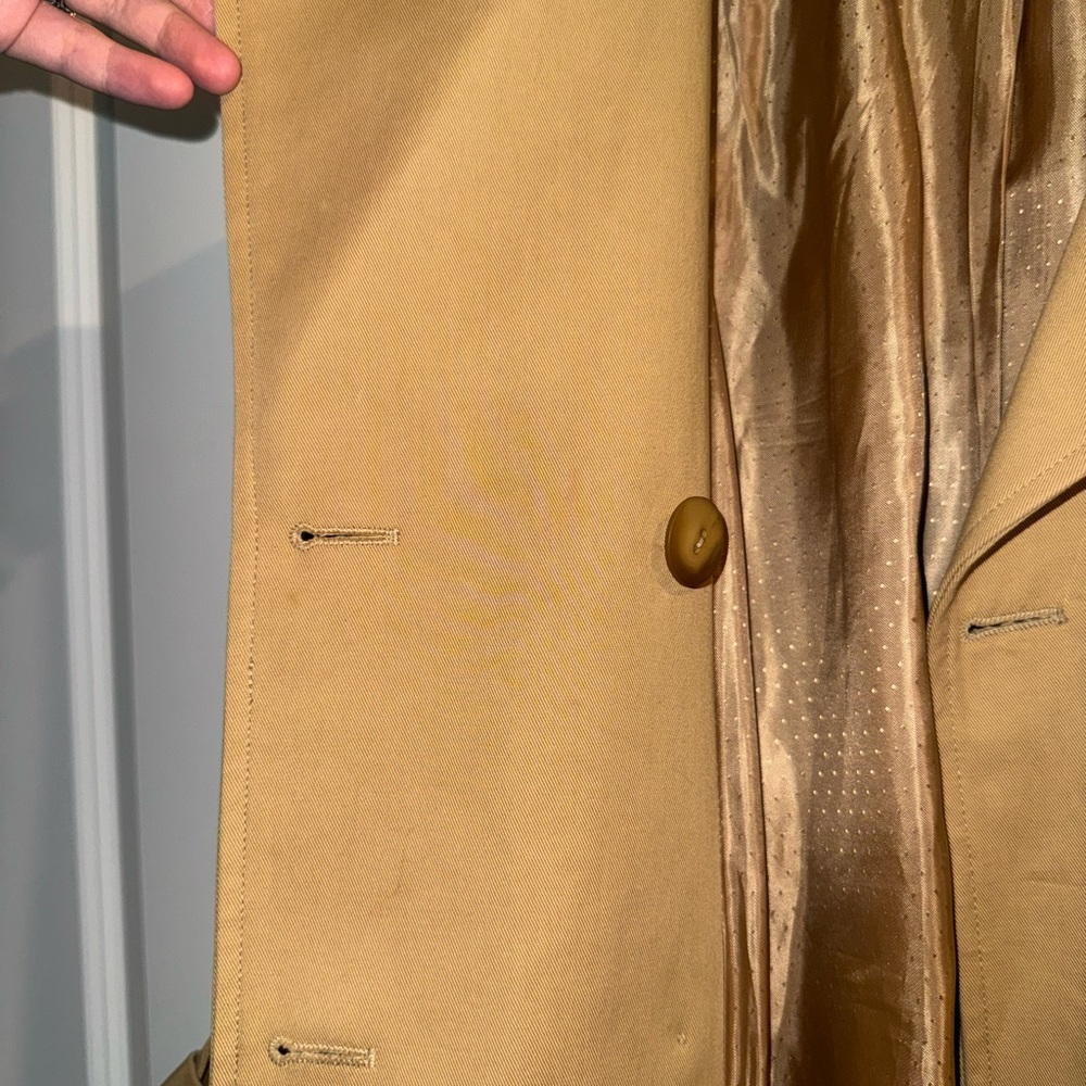 Sezane trench coat, camel color size 8 - Picture 4 of 8